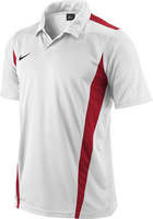 Nike polo white/varsity red tenniskleding